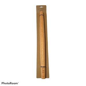 Rae Dunn Rolling Pin Roll Farmhouse Wood 15.75" x 1.38" Brand New